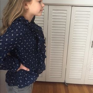 Polo Long Sleeve Girl’s Blouse
